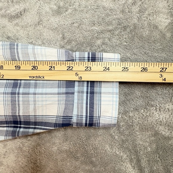 Blue Mountain Men's L Button Down LS Plaid 98% Cotton SEE DESCRIPTION - Picture 16 of 16